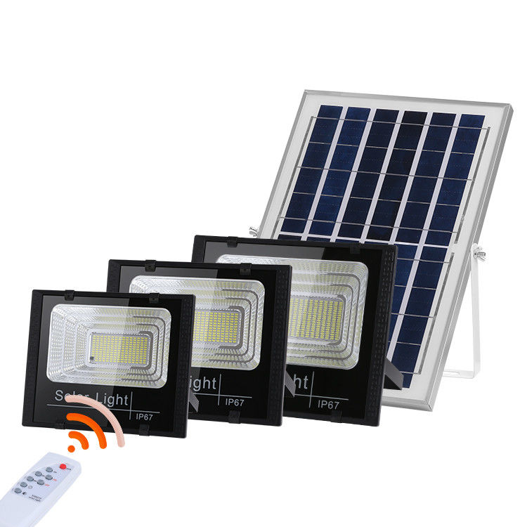 60 vatios 100 luces de inundación solares exteriores accionadas solares de los reflectores 6V 3V del vatio
