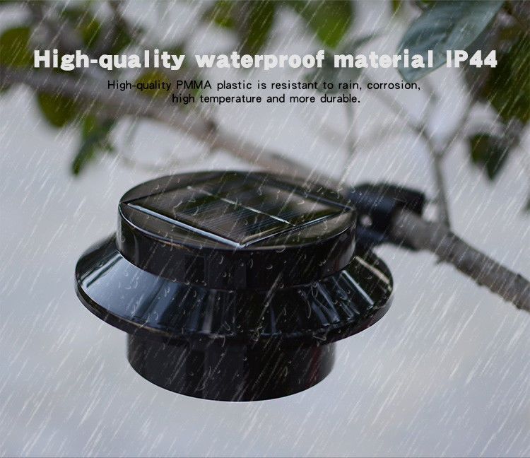 El canal solar al aire libre Downlights de 5000K 21LM llevó la cerca solar Lights With PIR Motion Sensor