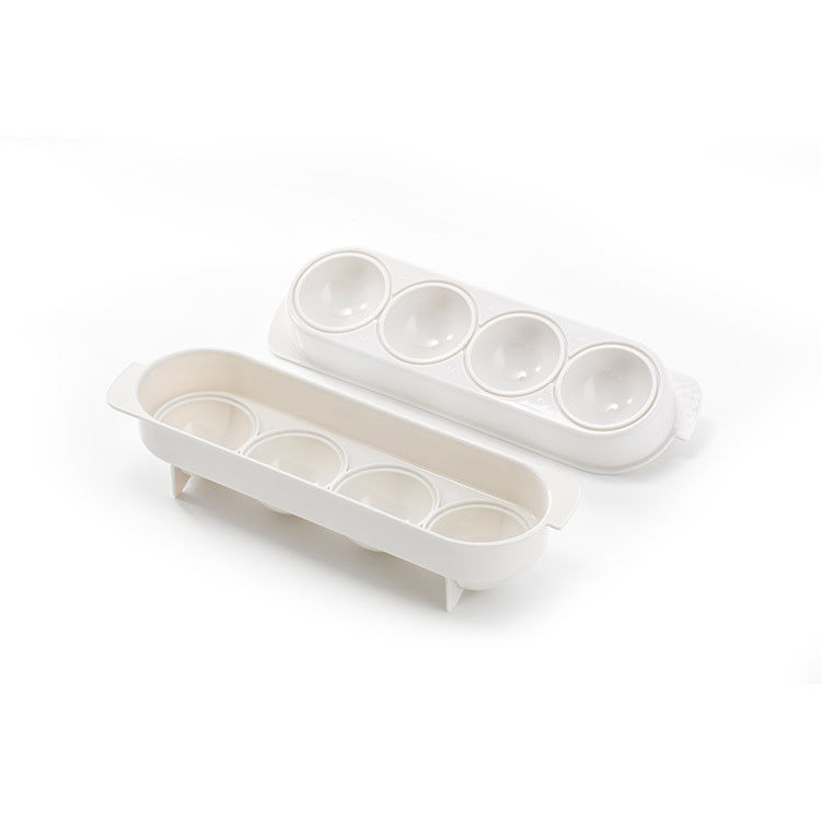 Cubo de hielo esférico de los productos 115g del artículos de cocina del silicón de la UE del CE Tray With Lid