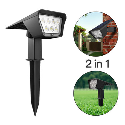 luz solar al aire libre del jardín de 20000hour 300lm LED ángulo de haz de 180 grados