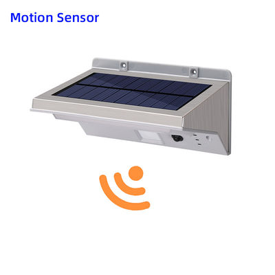 luz Pir Outdoor Lights accionado solar de la pared del sensor solar de 100lm/W 6000K 5V LED