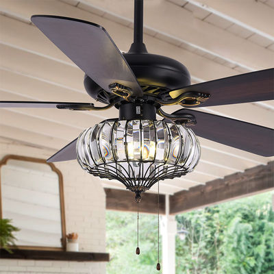 Fan de techo industrial superficial de la cuchilla de la pulgada luz/52 5 de la fan de techo del montaje 120V 65W