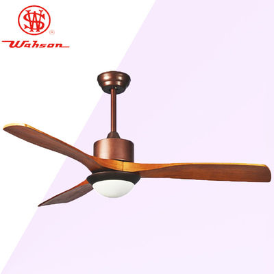 Las cuchillas Dimmable moderno interior de Ploywood del motor 3 de DC llevaron la fan de techo